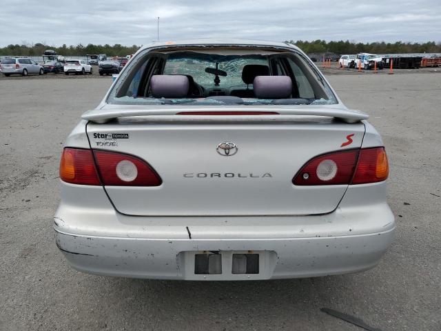 2T1BR12E12C539944 - 2002 TOYOTA COROLLA CE SILVER photo 6