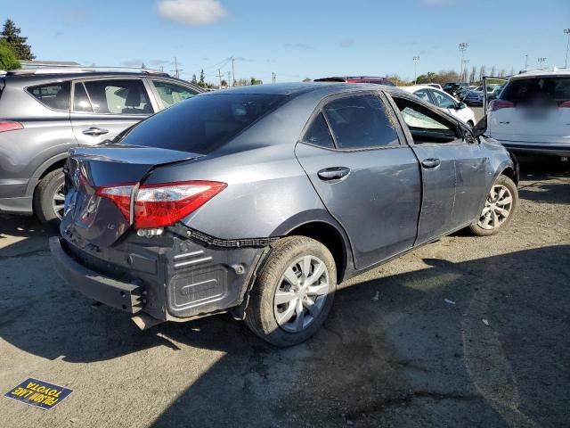 5YFBURHE4EP172644 - 2014 TOYOTA COROLLA L GRAY photo 3