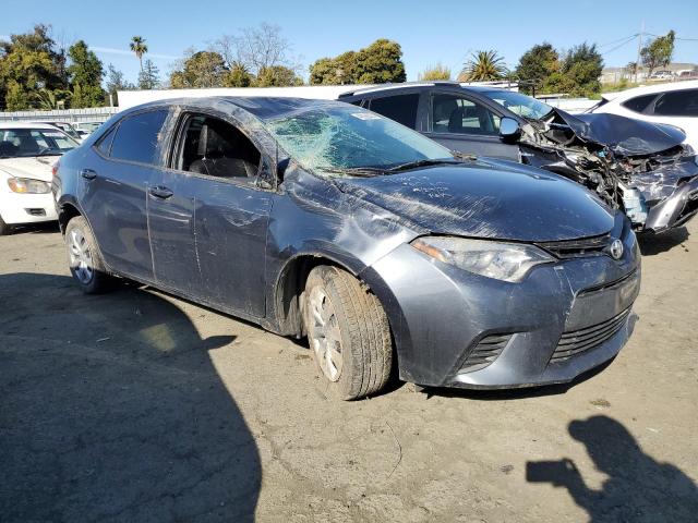 5YFBURHE4EP172644 - 2014 TOYOTA COROLLA L GRAY photo 4