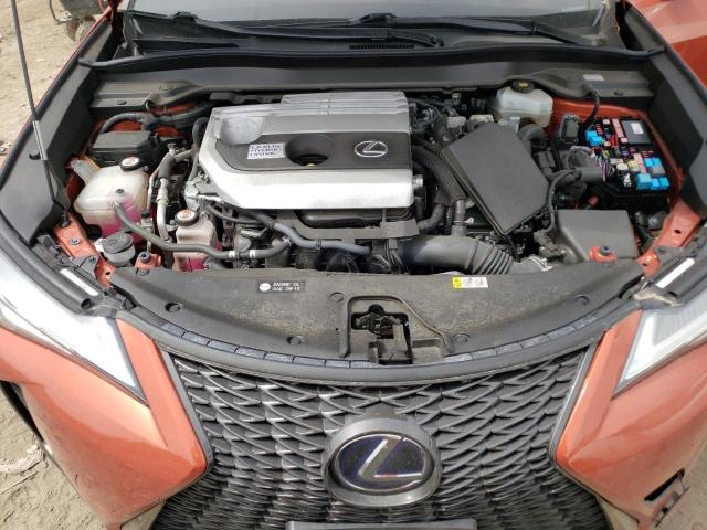 JTHU9JBH3K2006879 - 2019 LEXUS UX 250H ORANGE photo 11