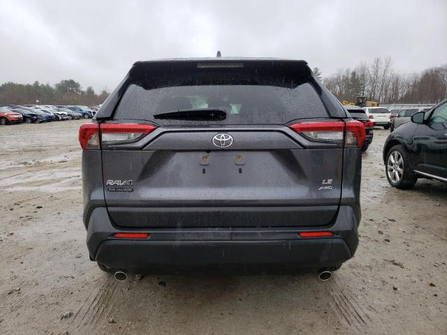 JTMG1RFV7KD003802 - 2019 TOYOTA RAV4 LE ნაცრისფერი ფოტო 6