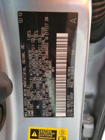 5TDJKRFH7ES006401 - 2014 TOYOTA HIGHLANDER XLE 银色 照片 13