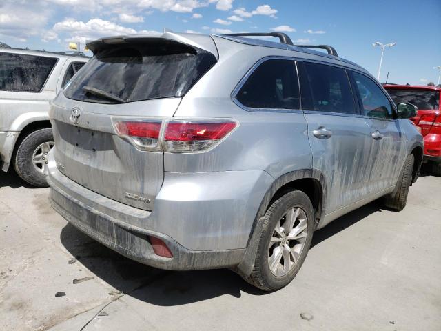 5TDJKRFH7ES006401 - 2014 TOYOTA HIGHLANDER XLE 银色 照片 3