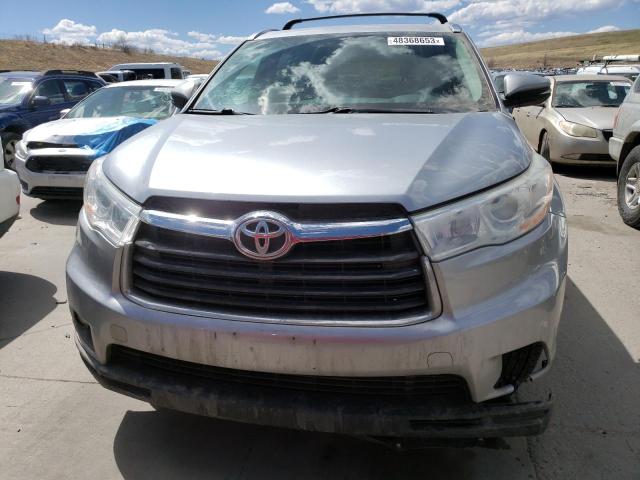 5TDJKRFH7ES006401 - 2014 TOYOTA HIGHLANDER XLE 银色 照片 5