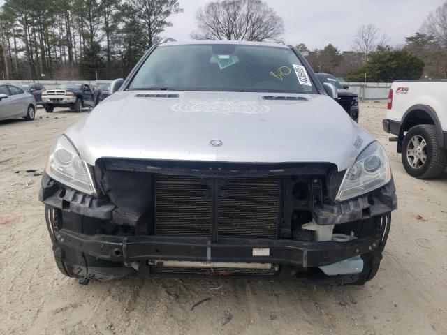 4JGDA5HB1CA077407 - 2012 MERCEDES-BENZ ML 350 4MATIC SILVER photo 5