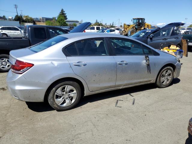 19XFB2F57EE209916 - 2014 HONDA CIVIC LX SILVER photo 3