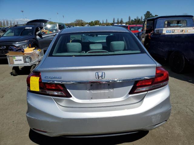 19XFB2F57EE209916 - 2014 HONDA CIVIC LX SILVER photo 6