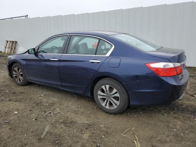 1HGCR2F38FA086792 - 2015 HONDA ACCORD LX BLUE photo 2