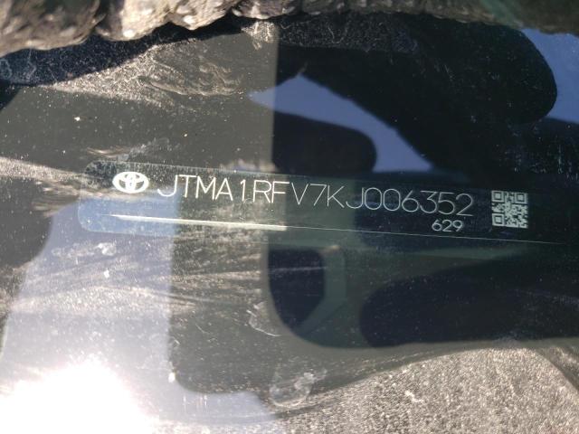 JTMA1RFV7KJ006352 - 2019 TOYOTA RAV4 XLE PREMIUM GREEN photo 13