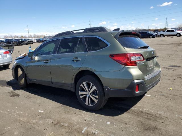 4S4BSENCXJ3233933 - 2018 SUBARU OUTBACK 3.6R LIMITED GREEN photo 2