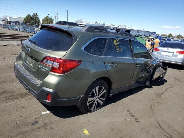 4S4BSENCXJ3233933 - 2018 SUBARU OUTBACK 3.6R LIMITED GREEN photo 3