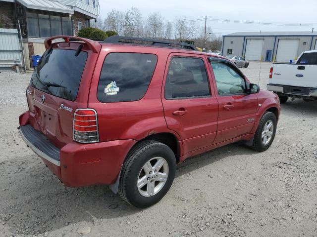 4M2CU39H57KJ02298 - 2007 MERCURY MARINER HEV RED photo 3