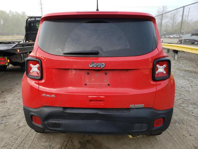 ZACNJBAB4LPM01657 - 2020 JEEP RENEGADE SPORT RED photo 6