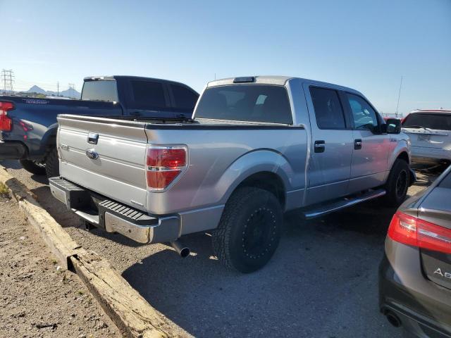 1FTFW1CF8BKD49073 - 2011 FORD F150 SUPERCREW SILVER photo 3