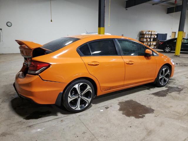 2HGFB6E53EH700742 - 2014 HONDA CIVIC SI ORANGE photo 3