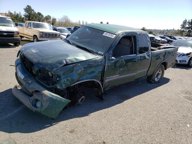 5TBRT341X3S342648 - 2003 TOYOTA TUNDRA ACCESS CAB SR5 GREEN photo 1