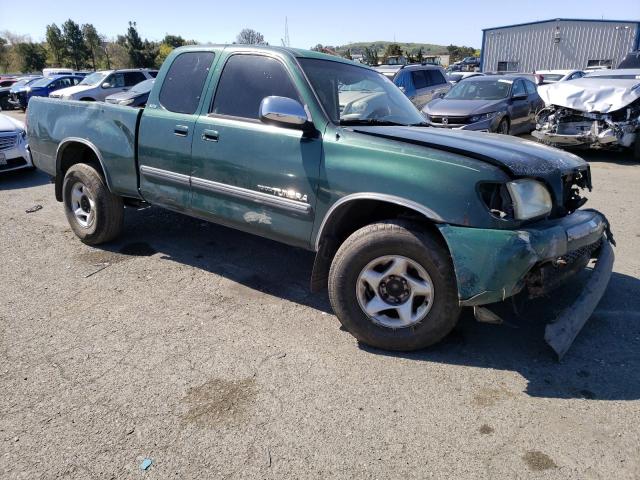 5TBRT341X3S342648 - 2003 TOYOTA TUNDRA ACCESS CAB SR5 GREEN photo 4