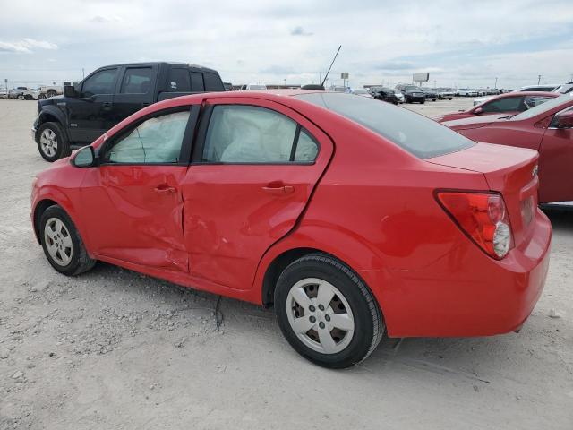 1G1JA5SH3G4126818 - 2016 CHEVROLET SONIC LS RED photo 2