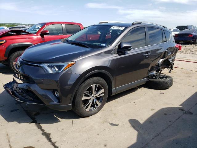 JTMWFREV9JJ157541 - 2018 TOYOTA RAV4 ADVENTURE GRAY photo 1