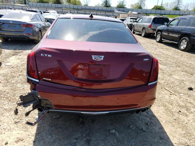 1G6KF5RS1HU135424 - 2017 CADILLAC CT6 PREMIUM LUXURY RED photo 6