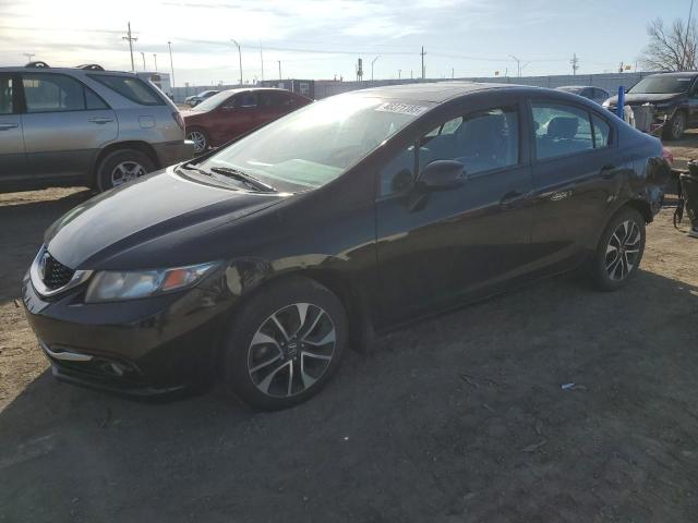 19XFB2F91DE046472 - 2013 HONDA CIVIC EXL BLACK photo 1