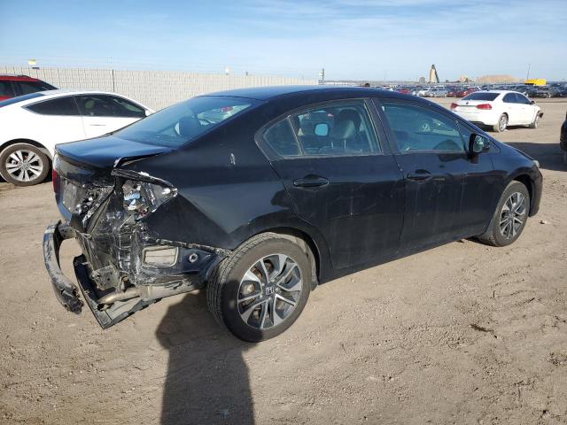 19XFB2F91DE046472 - 2013 HONDA CIVIC EXL BLACK photo 3