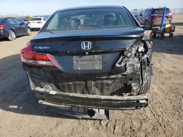 19XFB2F91DE046472 - 2013 HONDA CIVIC EXL BLACK photo 6