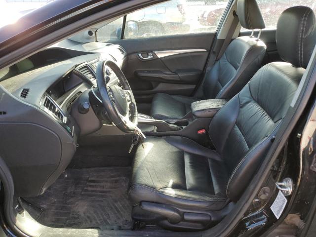 19XFB2F91DE046472 - 2013 HONDA CIVIC EXL BLACK photo 7