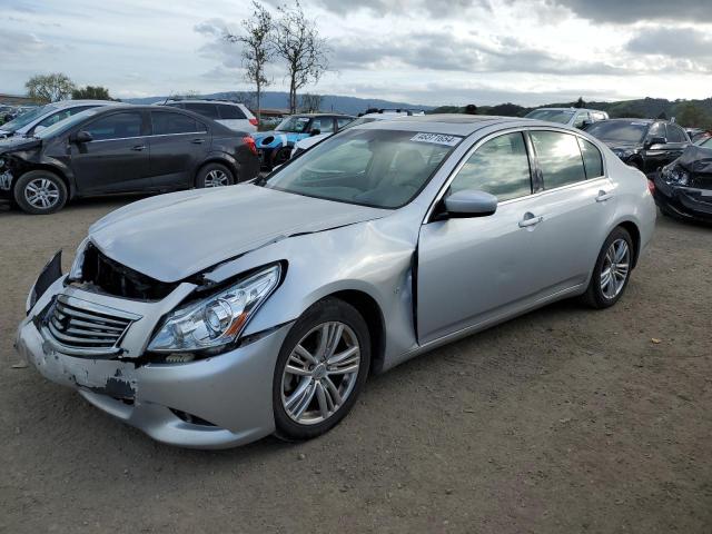 JN1CV6AP0FM501925 - 2015 INFINITI Q40 SILVER photo 1