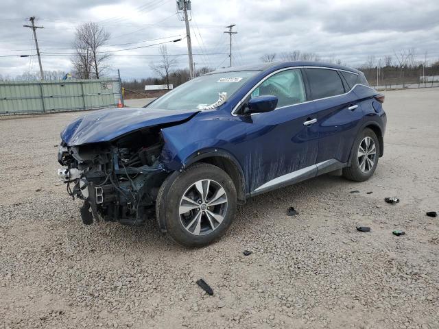 5N1AZ2AS5MC126408 - 2021 NISSAN MURANO S BLUE photo 1