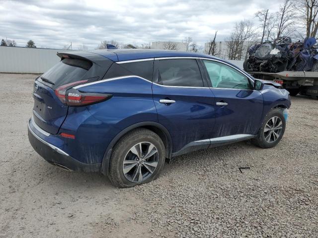 5N1AZ2AS5MC126408 - 2021 NISSAN MURANO S BLUE photo 3