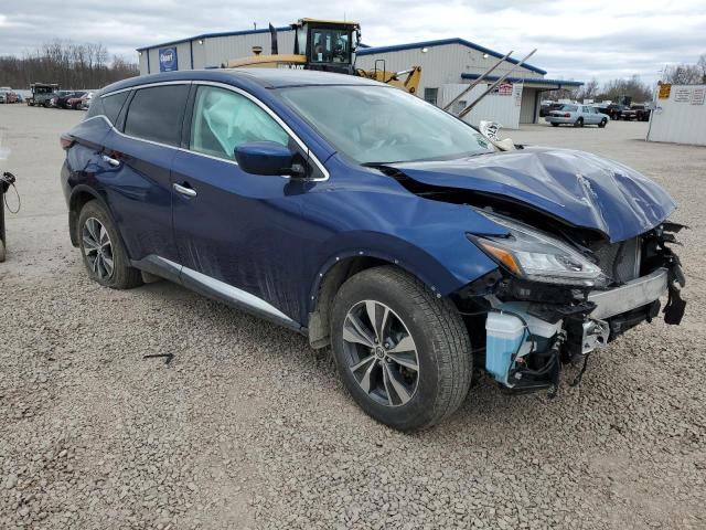 5N1AZ2AS5MC126408 - 2021 NISSAN MURANO S BLUE photo 4