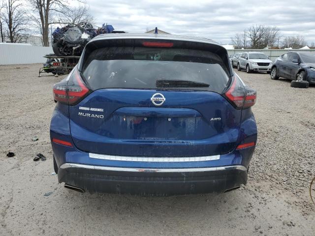 5N1AZ2AS5MC126408 - 2021 NISSAN MURANO S BLUE photo 6