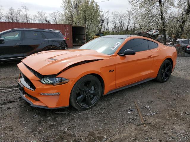 1FA6P8CF5M5112702 - 2021 FORD MUSTANG GT ORANGE photo 1