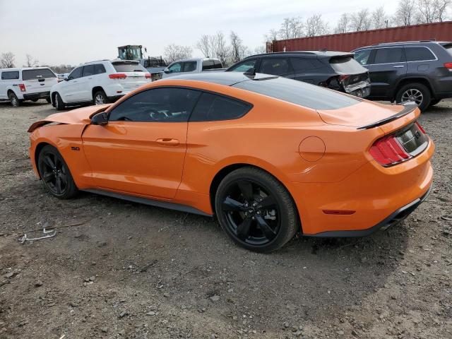 1FA6P8CF5M5112702 - 2021 FORD MUSTANG GT ORANGE photo 2