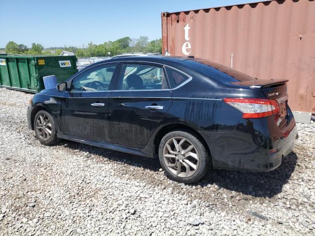 3N1AB7AP6EY266156 - 2014 NISSAN SENTRA S BLACK photo 2