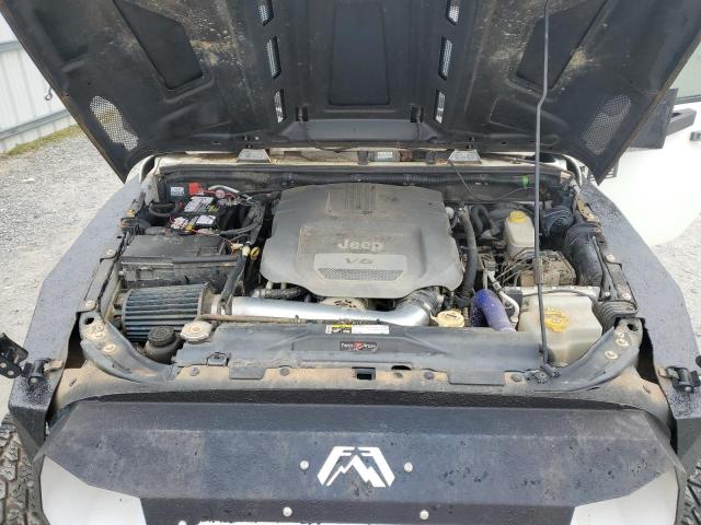 1C4BJWDG1EL251390 - 2014 JEEP WRANGLER U SPORT WHITE photo 11