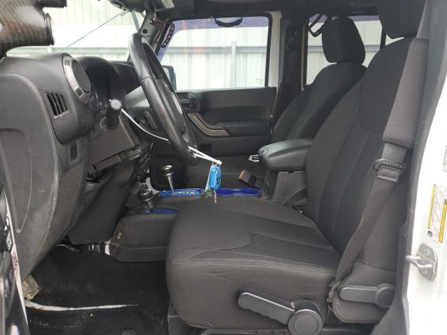 1C4BJWDG1EL251390 - 2014 JEEP WRANGLER U SPORT WHITE photo 7