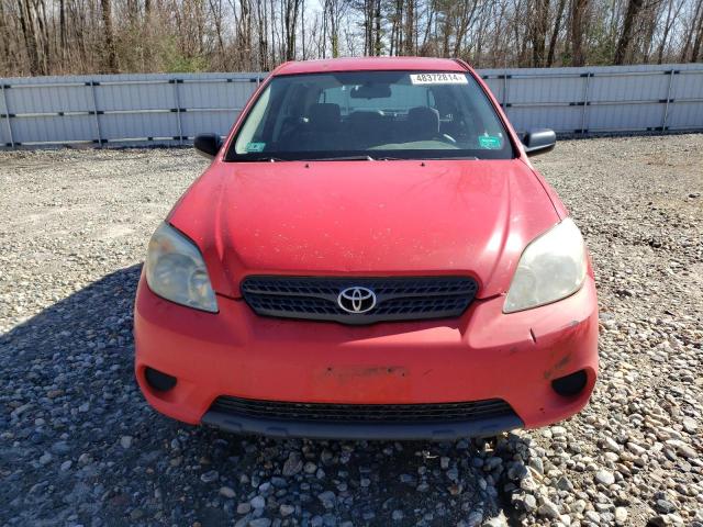 2T1KR32E65C437703 - 2005 TOYOTA COROLLA MA XR RED photo 5