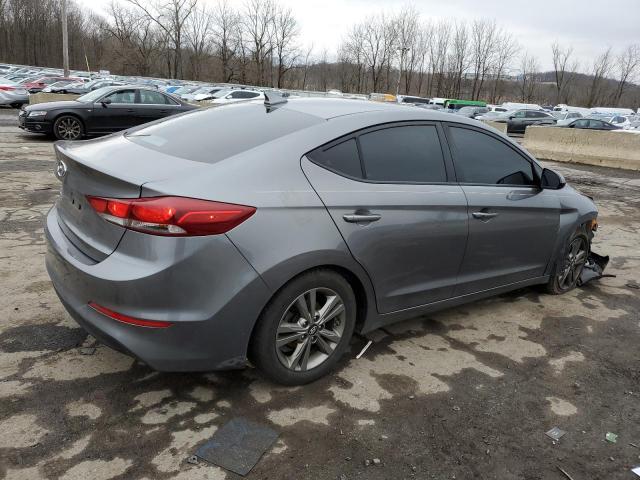 5NPD84LF7JH399351 - 2018 HYUNDAI ELANTRA SEL GRAY photo 3