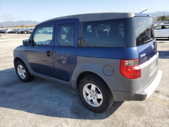 5J6YH28553L043558 - 2003 HONDA ELEMENT EX BLUE photo 2