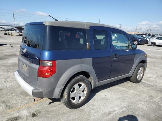 5J6YH28553L043558 - 2003 HONDA ELEMENT EX BLUE photo 3