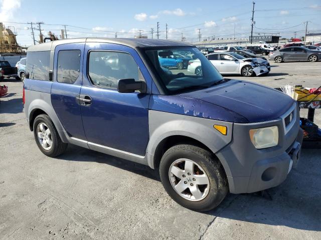 5J6YH28553L043558 - 2003 HONDA ELEMENT EX BLUE photo 4