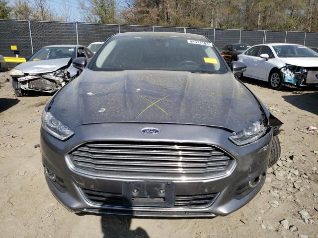 3FA6P0K90DR117171 - 2013 FORD FUSION TITANIUM GRAY photo 5