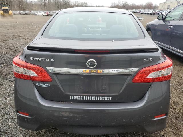 3N1AB7AP8EY266711 - 2014 NISSAN SENTRA S GRAY photo 6