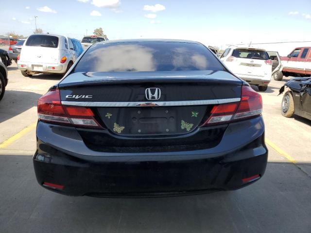 19XFB2F5XFE702099 - 2015 HONDA CIVIC LX BLACK photo 6