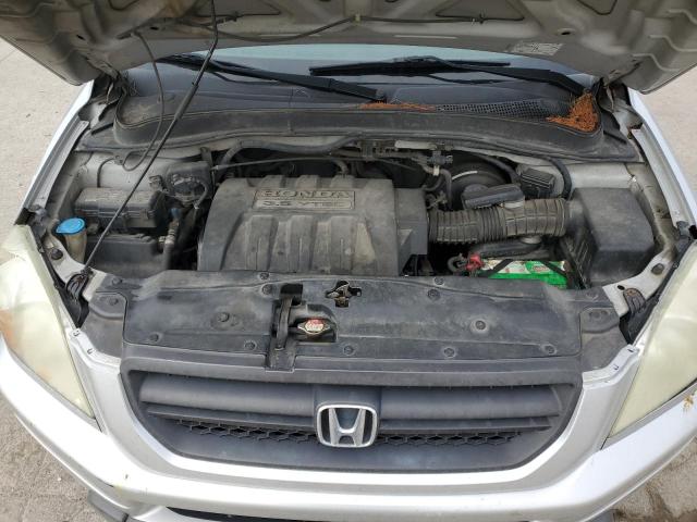 2HKYF18465H555950 - 2005 HONDA PILOT EX SILVER photo 11