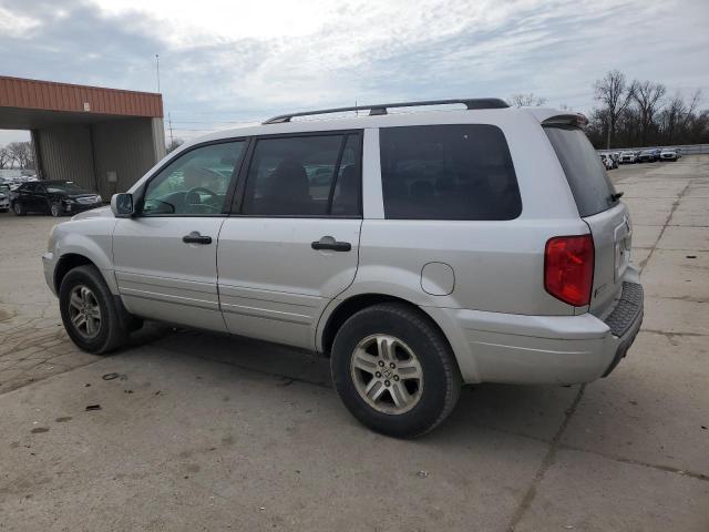 2HKYF18465H555950 - 2005 HONDA PILOT EX SILVER photo 2