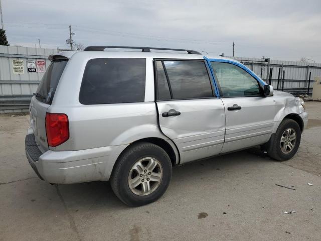 2HKYF18465H555950 - 2005 HONDA PILOT EX SILVER photo 3