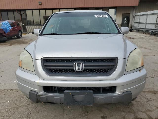 2HKYF18465H555950 - 2005 HONDA PILOT EX SILVER photo 5